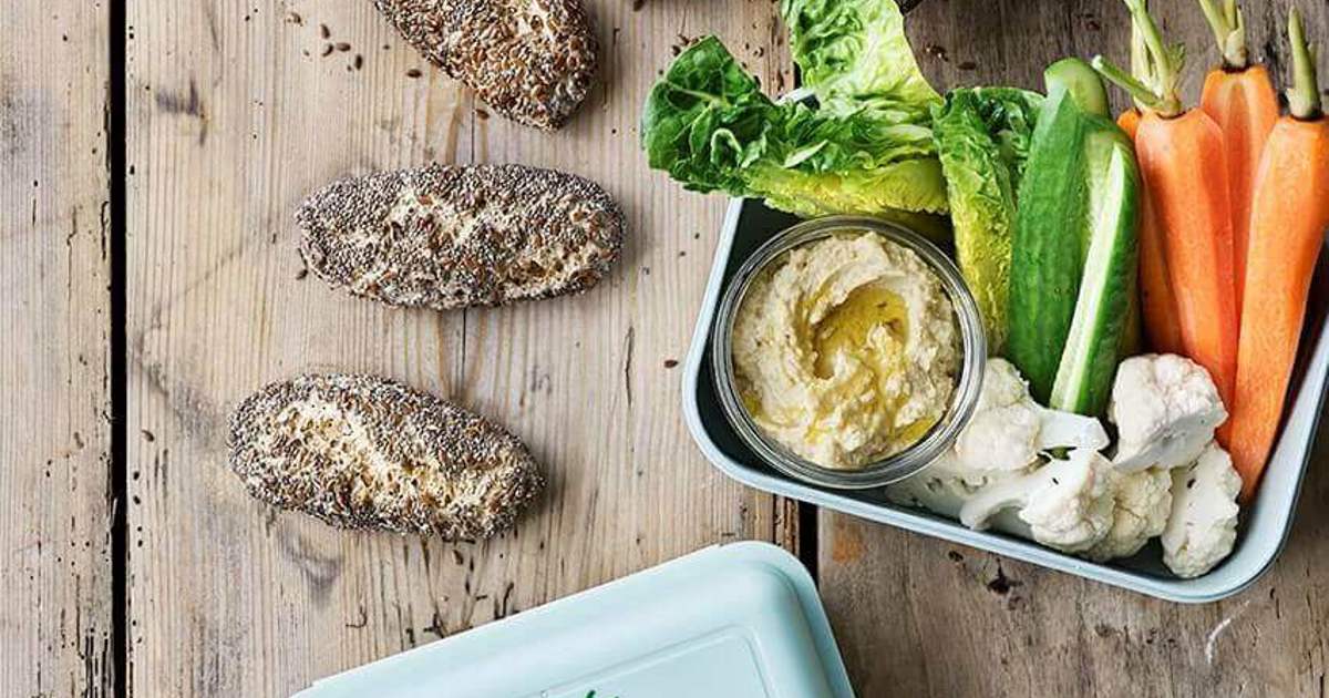 ØKOLOGISK MINI RUGBRØD MED HUMUS